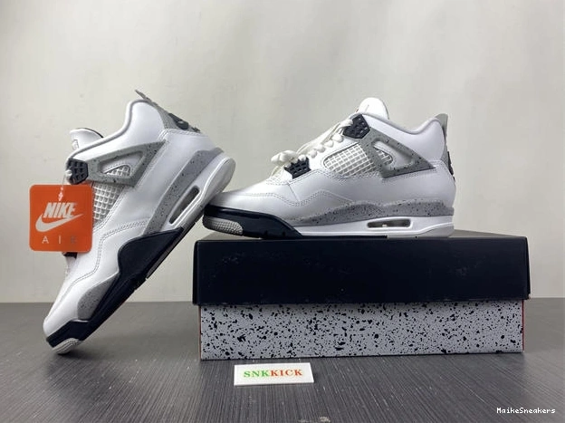 MaikeSneakers Retro White 4 840606- 3885 Cement Jordan Original 1015